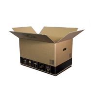 scatola due onde dim. 60x40x35 cm., ideale per traslochi  ( minimo 10pz.)